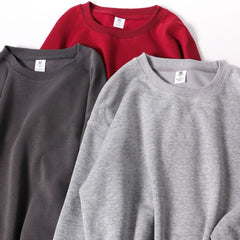 Autumn And Winter American Retro Composite Crew Neck Pullover Sweatshirt Men