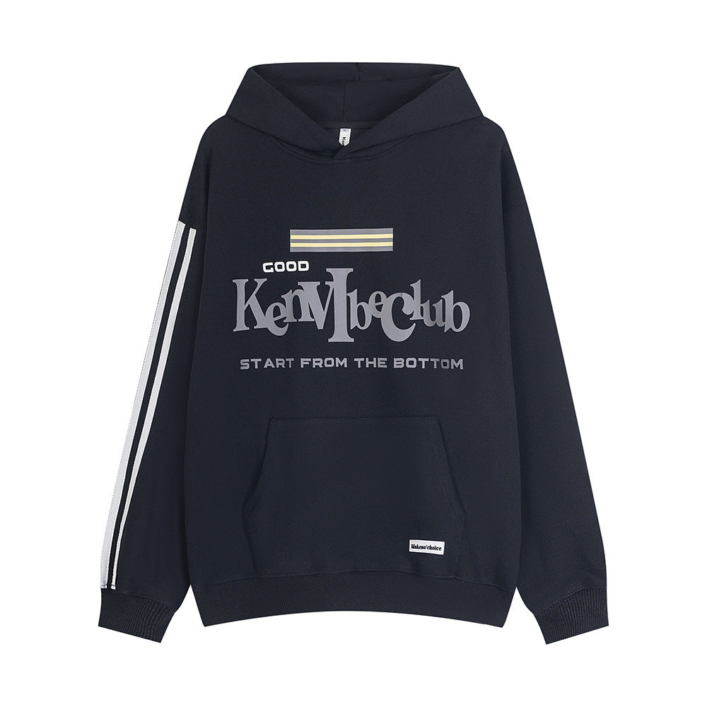 Men’s Graphic Letter Pullover Sweatshirt