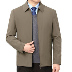 Men's New Spring And Autumn Polo Collar Coat