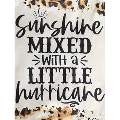 Toddler Girls Outfit – Fall/Winter Leopard Letter Print Crewneck Sweatshirt & Sweatpant 2-Piece Set