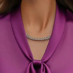 Women’s Elegant Ribbon Blouse-Long Sleeve Dressy Top for Business Casual & Office Wear