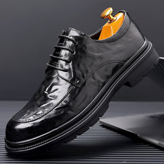 Men's British Style Business Leather Dress Shoes