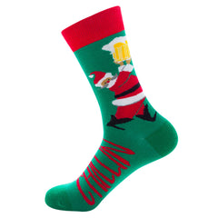 Christmas Cotton Socks Santa Claus Elk Socks For Men