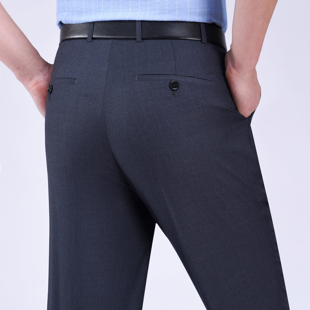 Men's Thin Business Formal Wear Casual Suit Pants