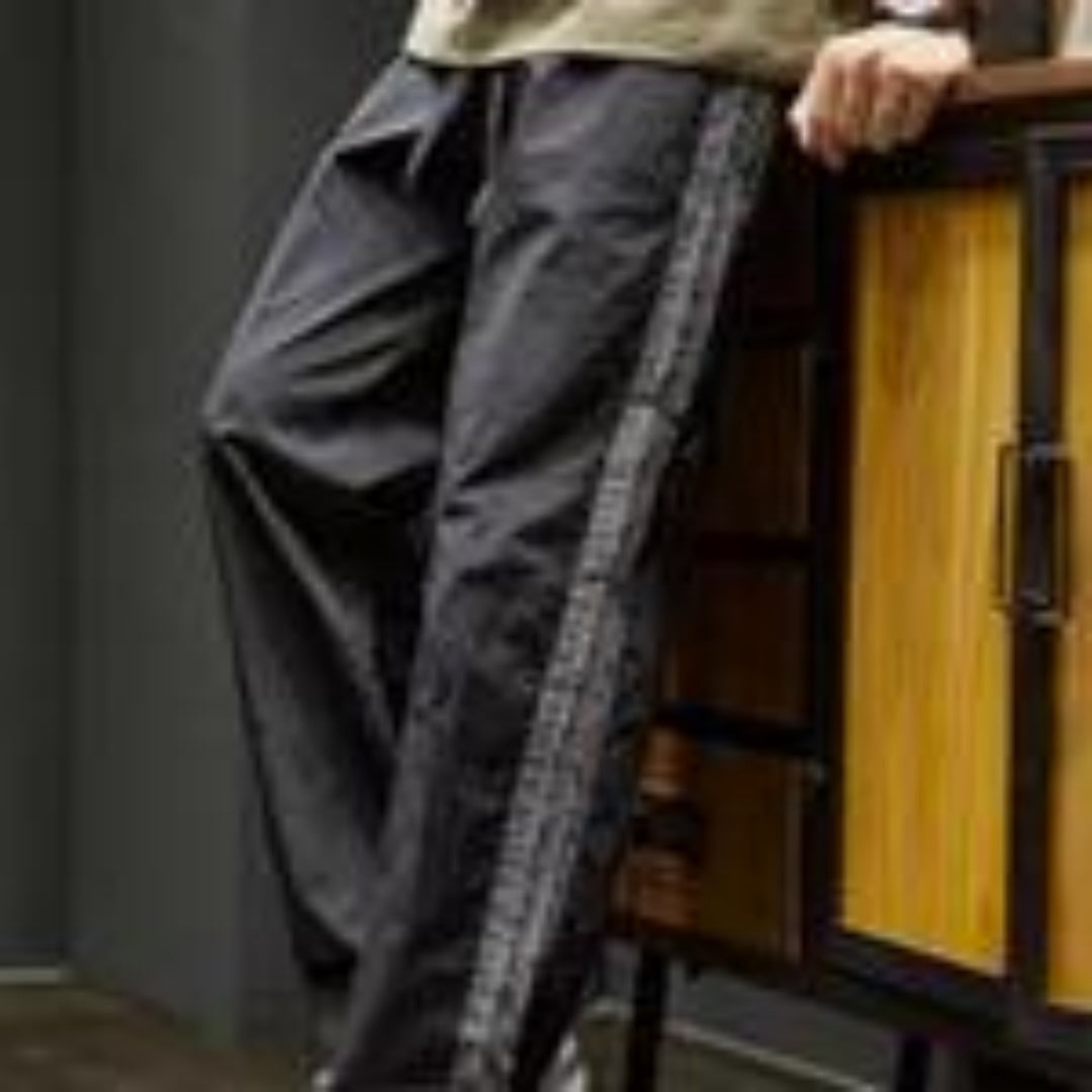 Men’s Casual Corduroy Pants – Trendy, Straight-Fit, Anti-Wrinkle Long Trousers for Everyday Fashion