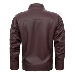 Men's Leather Jacket Spring And Autumn